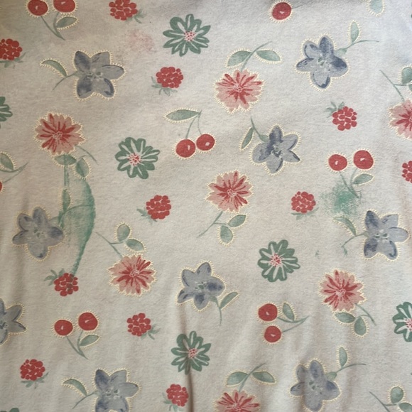 Vintage Bonworth sheer floral printed short sleeve tee - Picture 2 of 6